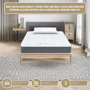 Single Memory Foam Mattress - OEKO-TEX Textile & CertiPUR-US Certified Foam V63-952681
