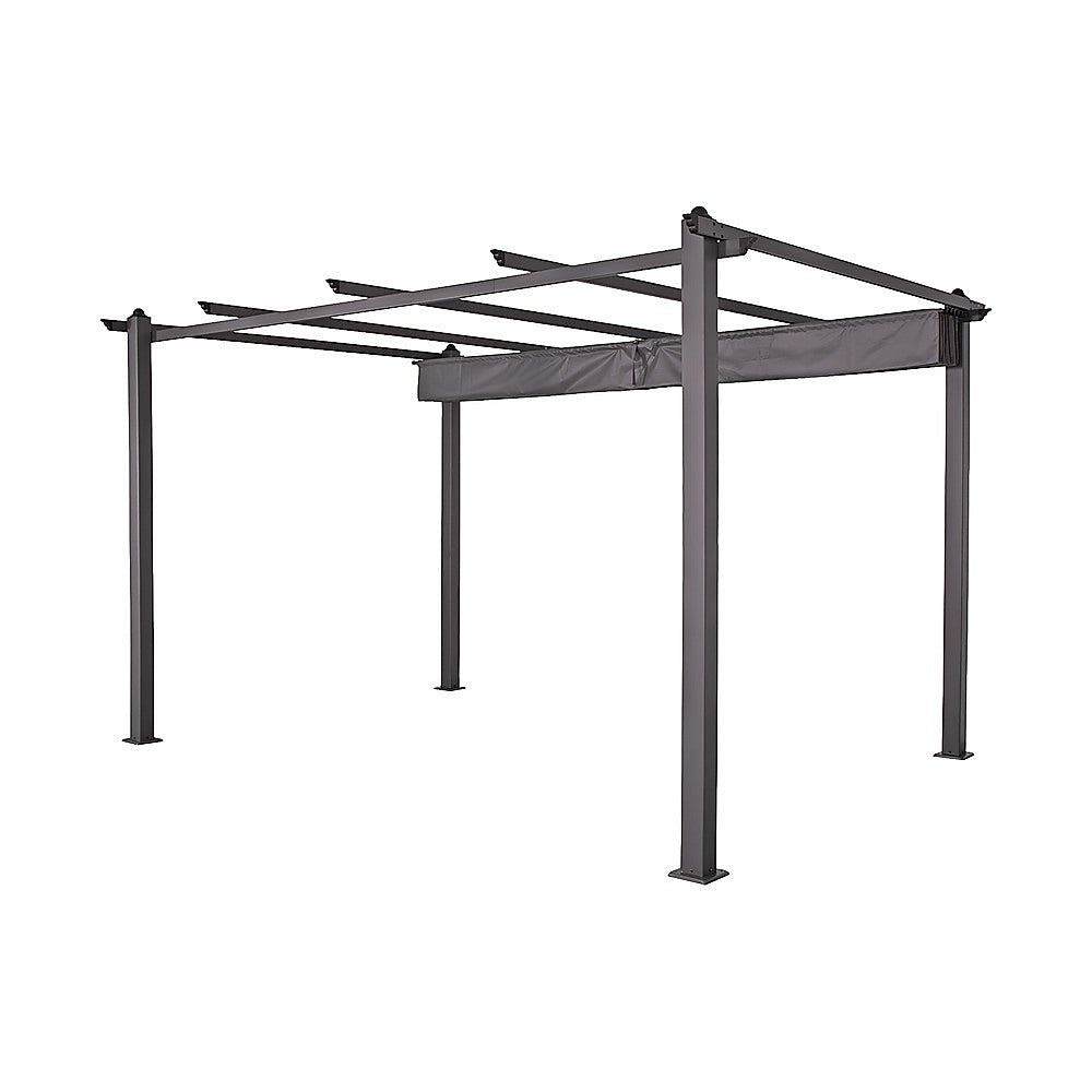 3x4M Aluminium Pergola Marquee with Retractable Roof - Garden Canopy V63-952691