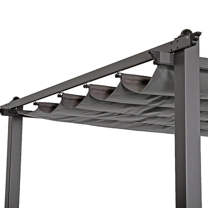 3x4M Aluminium Pergola Marquee with Retractable Roof - Garden Canopy V63-952691