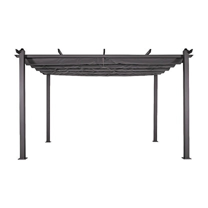 3x4M Aluminium Pergola Marquee with Retractable Roof - Garden Canopy V63-952691
