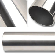 Universal 76mm Stainless Steel Exhaust Intake Pipe Polished Fitting V63-952711