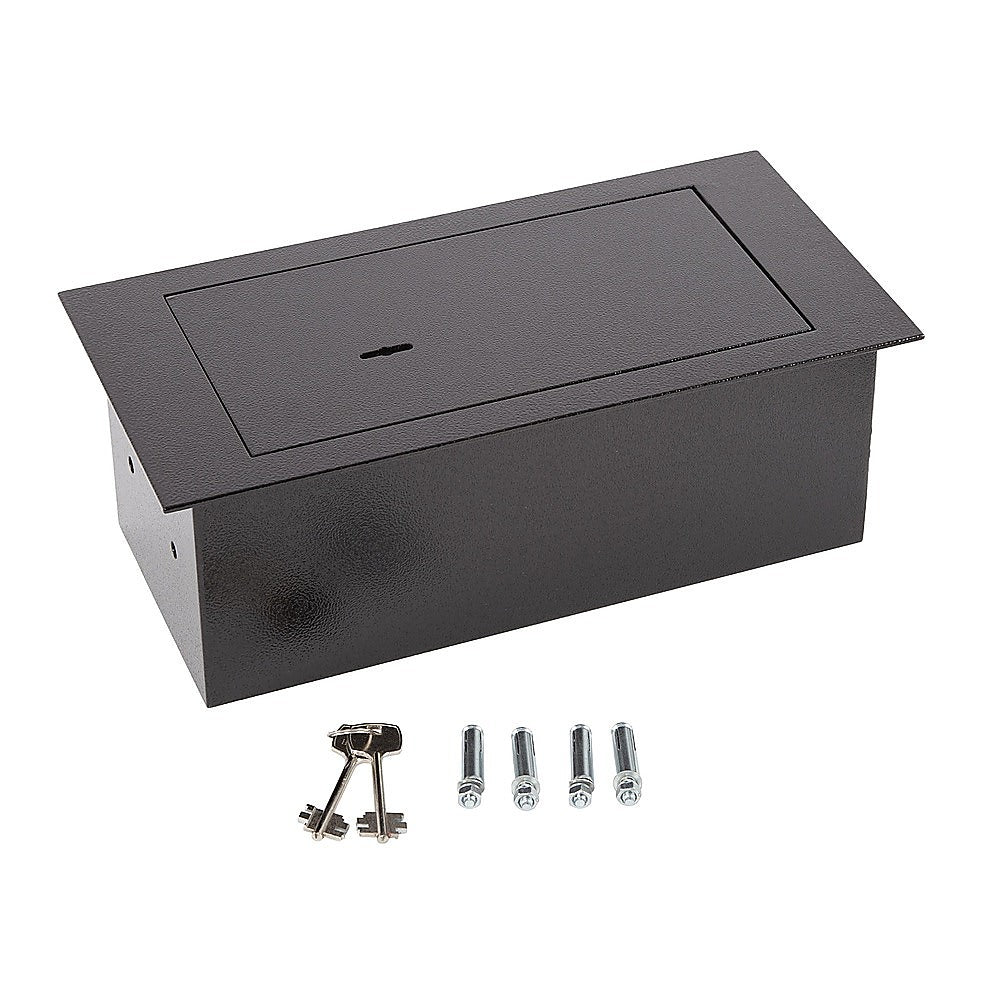 Underfloor Concealed Safe with Key - Heavy Duty Hidden Floor Security Box V63-952721