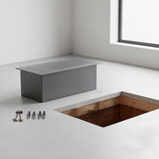 Underfloor Concealed Safe with Key - Heavy Duty Hidden Floor Security Box V63-952721