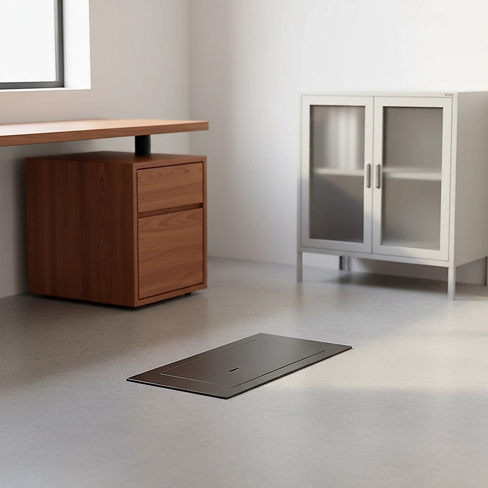 Underfloor Concealed Safe with Key - Heavy Duty Hidden Floor Security Box V63-952721