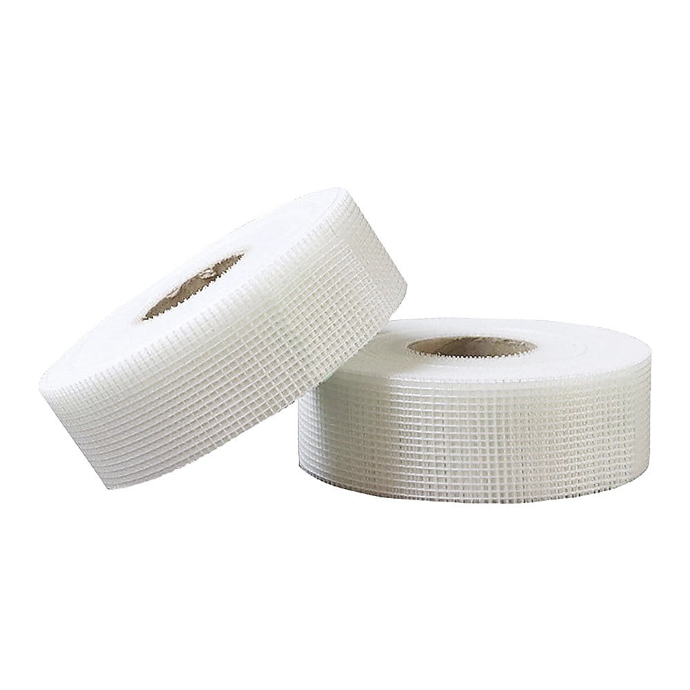 24-Pack Fibreglass Plasterboard Joint Tapes - 50mm x 90m Self-Adhesive Drywall Mesh Rolls V63-952731
