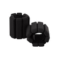 2-Piece Ankle & Wrist Weights – 1kg Pair Adjustable Workout Bangles (Black)