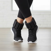 2-Piece Ankle & Wrist Weights – 2kg Pair Adjustable Workout Bangles (Black)