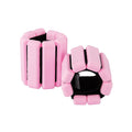 2-Piece Ankle & Wrist Weights – 1kg Pair Adjustable Workout Bangles (Pink)