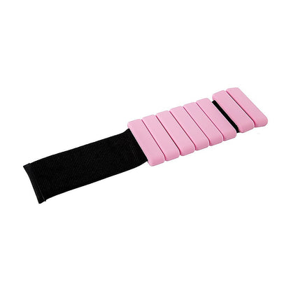2-Piece Ankle & Wrist Weights - 2kg Pair Adjustable Workout Bangles (Pink) V63-952781