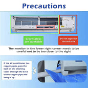 Waterproof AC Cleaning Cover Bag Kit - Leakproof Wash Bag for Wall Units V63-952791