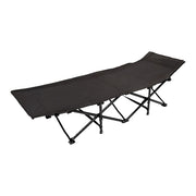 Camping Bed Elevated Cot with Mattress Foldable Outdoor Adult Sleeping V63-952811