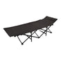 Camping Bed Elevated Cot with Mattress Foldable Outdoor Adult Sleeping V63-952811