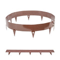 60cm Steel Garden Tree Ring with Spikes - Heavy-Duty Root Barrier & Edging V63-952841