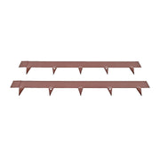 60cm Steel Garden Tree Ring with Spikes - Heavy-Duty Root Barrier & Edging V63-952841