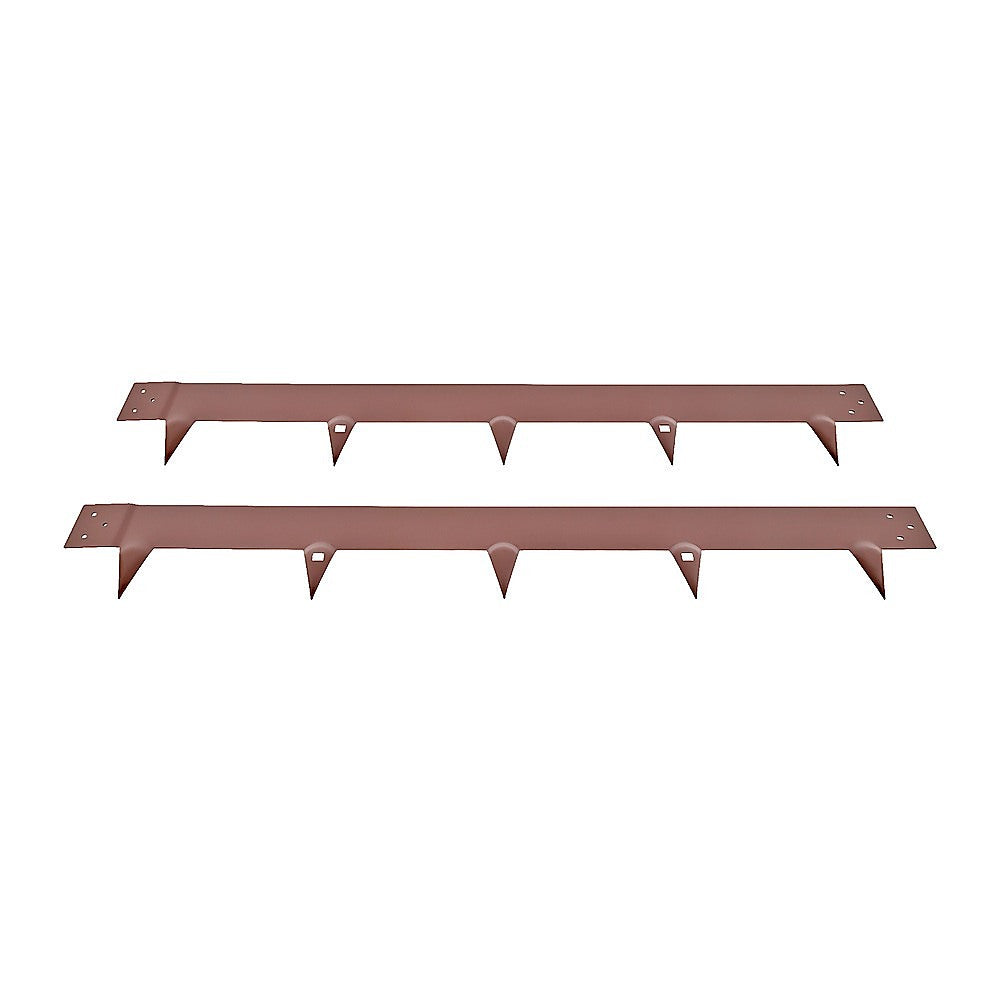60cm Steel Garden Tree Ring with Spikes - Heavy-Duty Root Barrier & Edging V63-952841