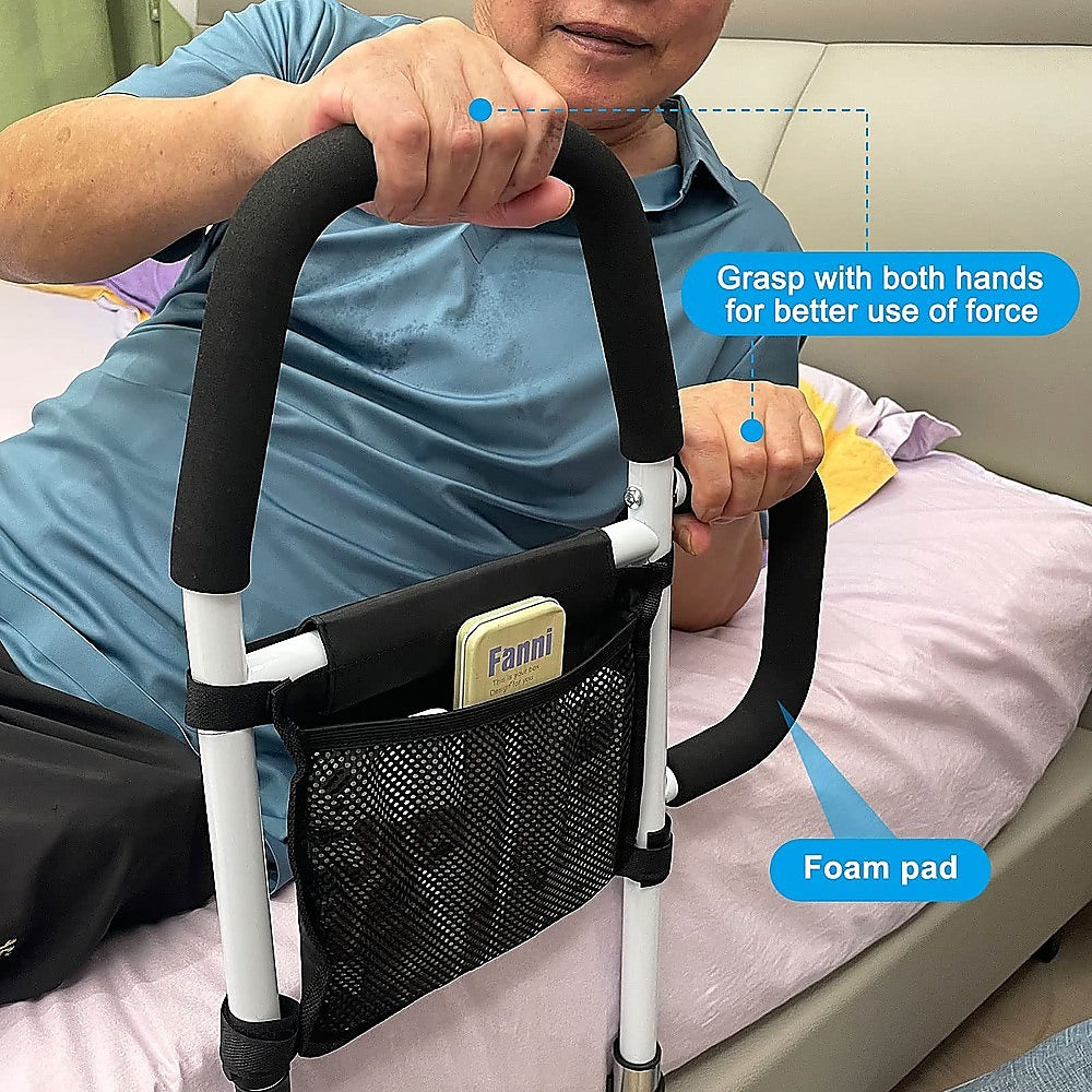 Adjustable Bed Rail for Elderly - Safety Support Bar for Adults V63-952851