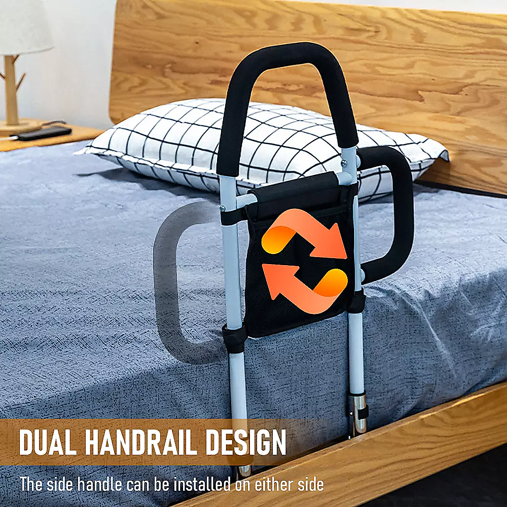 Adjustable Bed Rail for Elderly - Safety Support Bar for Adults V63-952851