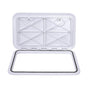 606 x 353mm White Boat Access Hatch - Marine Deck Inspection Lid for Boat, Yacht & RV Use V63-952881