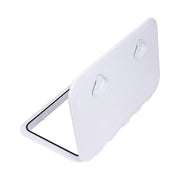 606 x 353mm White Boat Access Hatch - Marine Deck Inspection Lid for Boat, Yacht & RV Use V63-952881