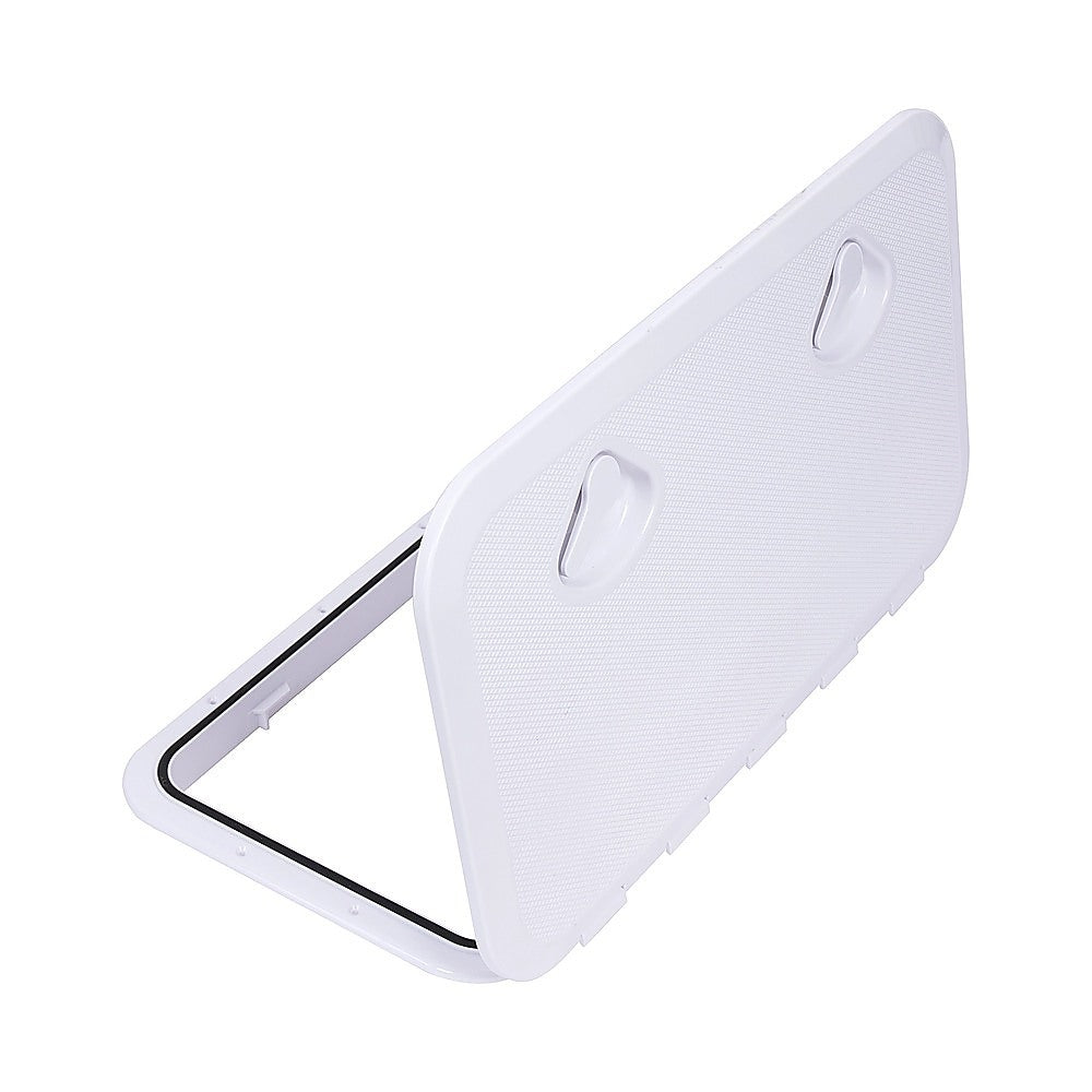 606 x 353mm White Boat Access Hatch - Marine Deck Inspection Lid for Boat, Yacht & RV Use V63-952881