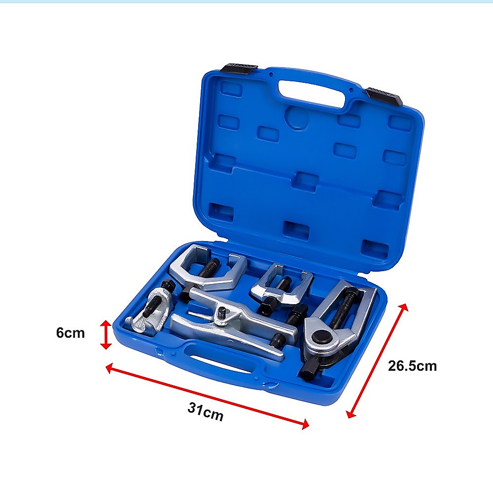 6pc Heavy Duty Ball Joint & Tie Rod Tool Kit - Pitman Arm Puller Remover Set V63-952901