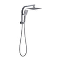 Wall Mounted Chrome Dual Shower Mixer - Rainfall & Handheld Massage Head V63-952911