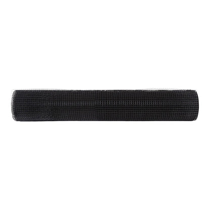30m Black Chicken Wire Mesh Roll - Heavy Duty Aviary Netting & Garden Fencing for Poultry Enclosures V63-952941