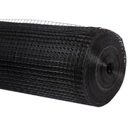 30m Black Chicken Wire Mesh Roll - Heavy Duty Aviary Netting & Garden Fencing for Poultry Enclosures V63-952941