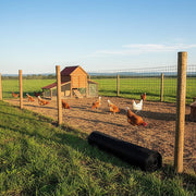 30m Black Chicken Wire Mesh Roll - Heavy Duty Aviary Netting & Garden Fencing for Poultry Enclosures V63-952941