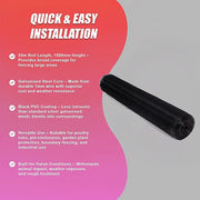 30m Black Chicken Wire Mesh Roll - Heavy Duty Aviary Netting & Garden Fencing for Poultry Enclosures V63-952941