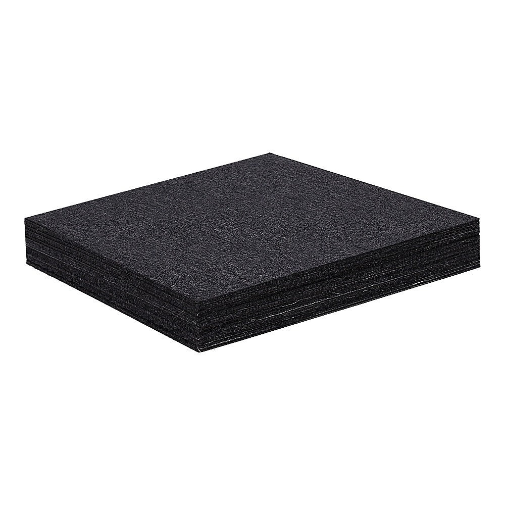 5m² Black Carpet Tiles Set – Commercial & Domestic Flooring for Office, Retail, Home