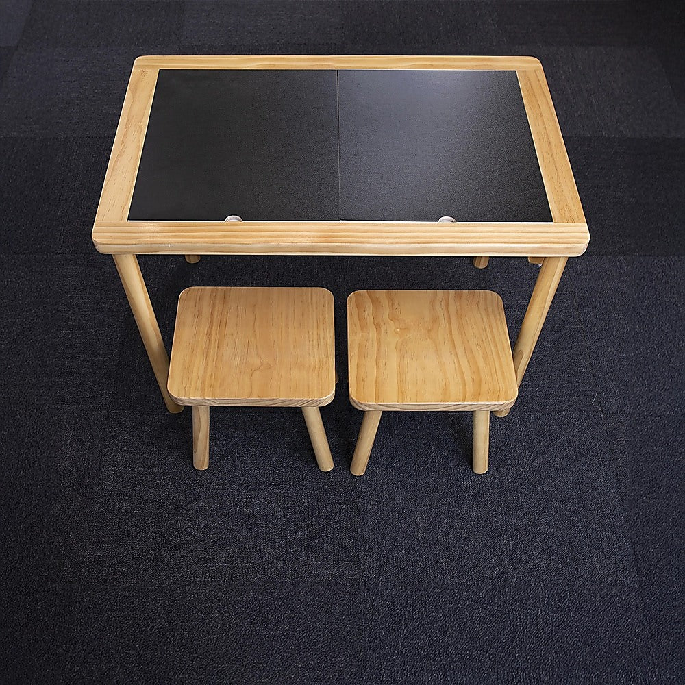 5m2 Black Carpet Tiles Set - Commercial & Domestic Flooring for Office, Retail, Home V63-952971