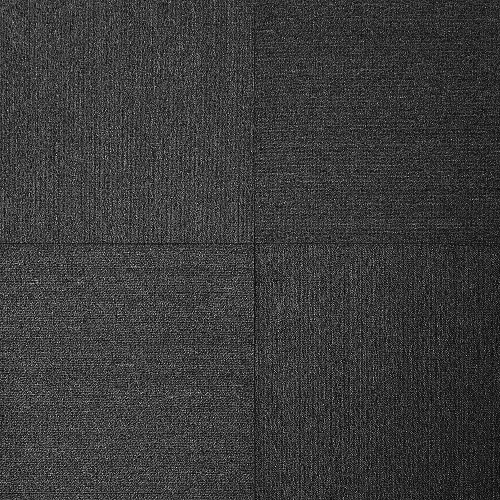 5m2 Dark Grey Carpet Tiles Set - Commercial & Domestic Flooring for Office, Retail, Home V63-952981