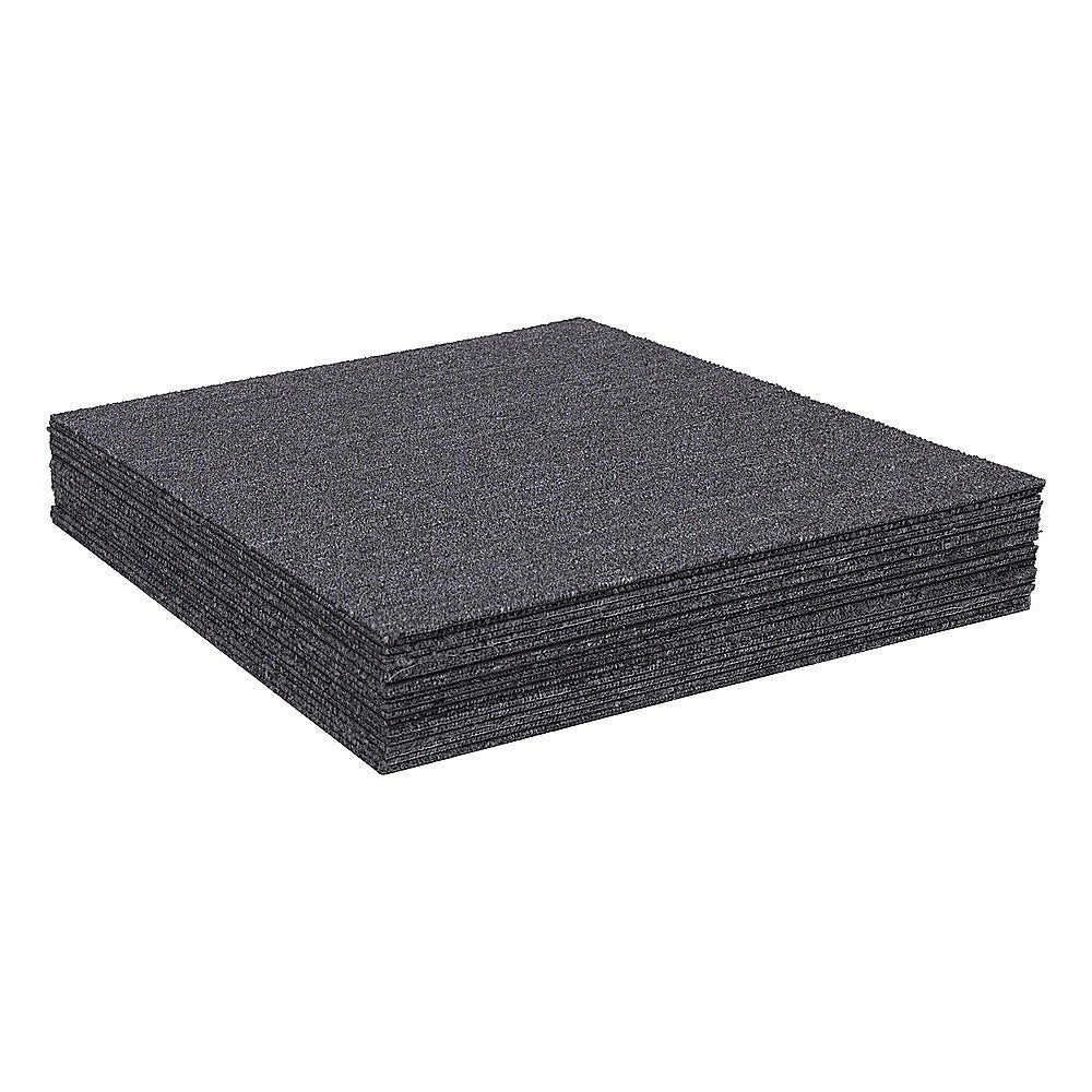 5m2 Dark Grey Carpet Tiles Set - Commercial & Domestic Flooring for Office, Retail, Home V63-952981