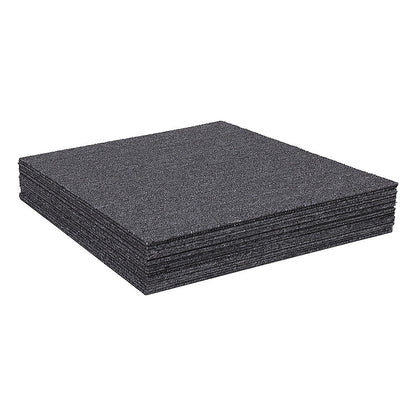 5m² Dark Grey Carpet Tiles Set – Commercial & Domestic Flooring for Office, Retail, Home
