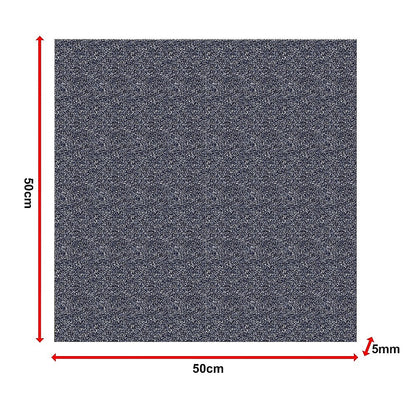 5m2 Blue Carpet Tiles Set - Commercial & Domestic Flooring for Office, Retail, Home V63-953001