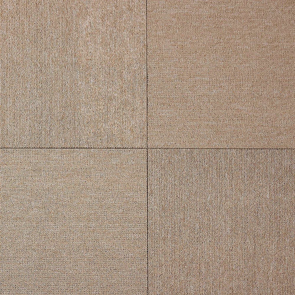 5m2 Beige Carpet Tiles Set - Commercial & Domestic Flooring for Office, Retail, Home V63-953011