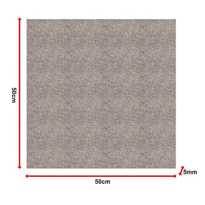 5m2 Beige Carpet Tiles Set - Commercial & Domestic Flooring for Office, Retail, Home V63-953011