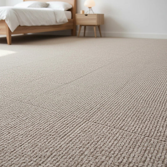 5m2 Beige Carpet Tiles Set - Commercial & Domestic Flooring for Office, Retail, Home V63-953011