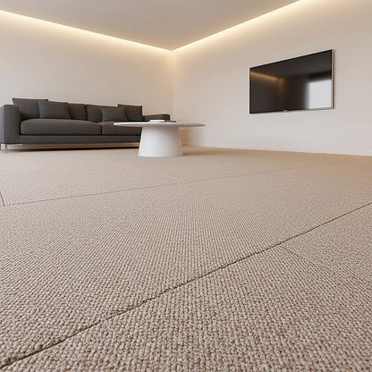 5m2 Beige Carpet Tiles Set - Commercial & Domestic Flooring for Office, Retail, Home V63-953011