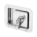 4 x Toolbox Lock Steel Paddle Handles - Heavy Duty Trailer Door Latch Set for Ute & Tool Cabinets V63-953031