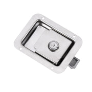 4 x Toolbox Lock Steel Paddle Handles - Heavy Duty Trailer Door Latch Set for Ute & Tool Cabinets V63-953031