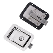 4 x Toolbox Lock Steel Paddle Handles - Heavy Duty Trailer Door Latch Set for Ute & Tool Cabinets V63-953031