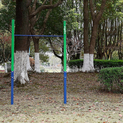 Single Outdoor Pull-Up Bar - Height Adjustable Gymnastics & Fitness Bar V63-953141