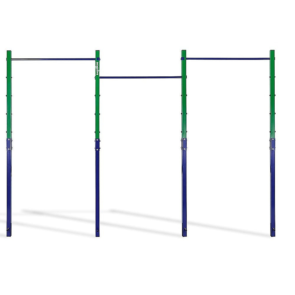 Triple Outdoor Pull-Up Bar - Height Adjustable Gymnastics & Fitness Bar V63-953161