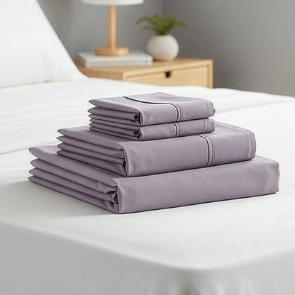 Queen Bed Sheet Set - 1800 Series Microfiber, Deep Pocket, Soft & Breathable, Grey V63-953211