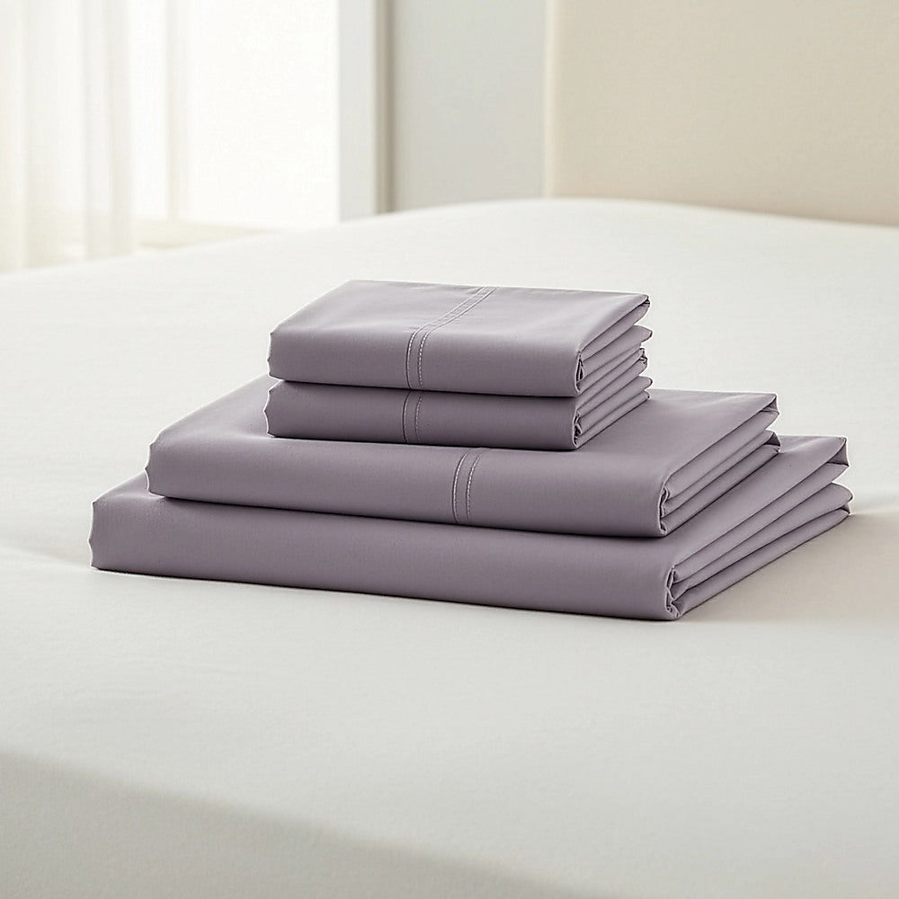 King Bed Sheet Set - 1800 Series Microfiber, Deep Pocket, Soft & Breathable, Grey V63-953221