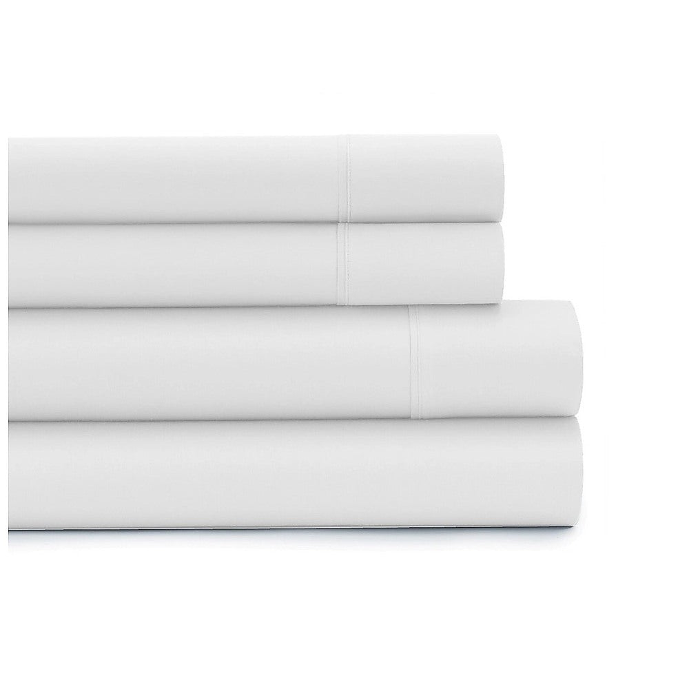 Double Bed Sheet Set - 1800 Series Microfiber, Deep Pocket, Soft & Breathable, White V63-953231
