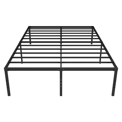 Queen Metal Bed Frame 45cm High Full Steel Base Platform For Stable Bedroom Support V63-953271