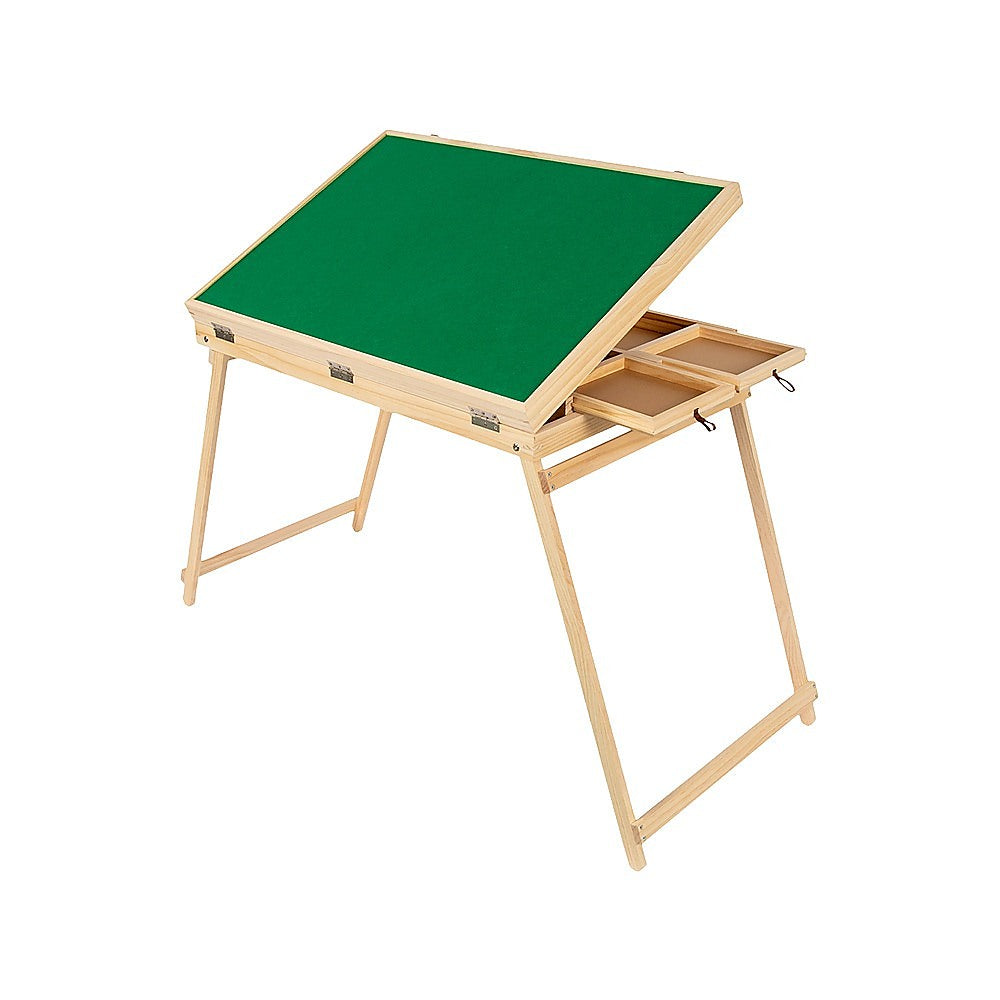 1500-Piece Jigsaw Puzzle Table with Folding Legs - Portable Puzzle Storage Board V63-953291